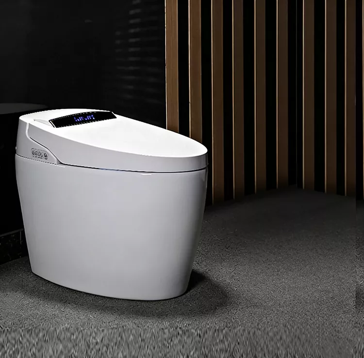 Lábbal működtethető flip-top intelligens WC