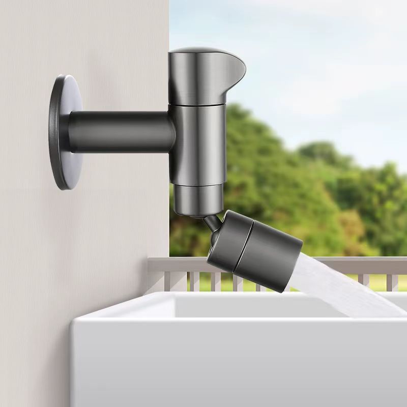Gun Gray Universal Mop Sink Faucet
